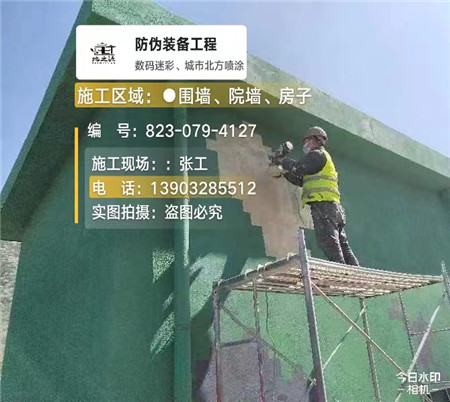 和平设备迷彩喷涂,迷彩漆施工